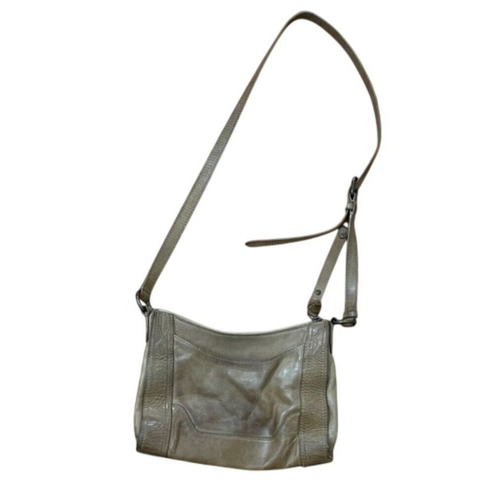 Frye Cognac Brown Melissa Crossbody Leather Shoulder Bag Purse Boho Western